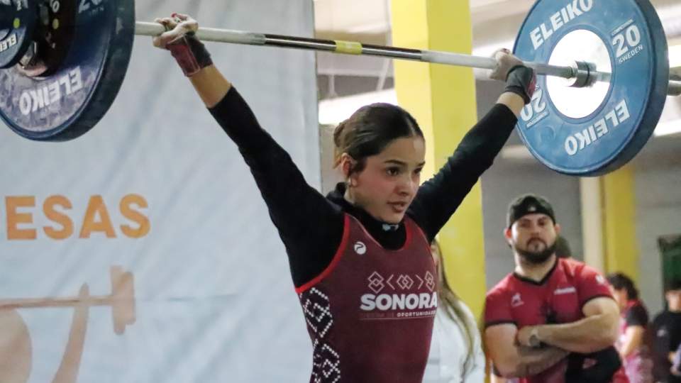 BRILLA PODER DE LA HALTEROFILIA   SONORENSE EN ESTATALES CODESON